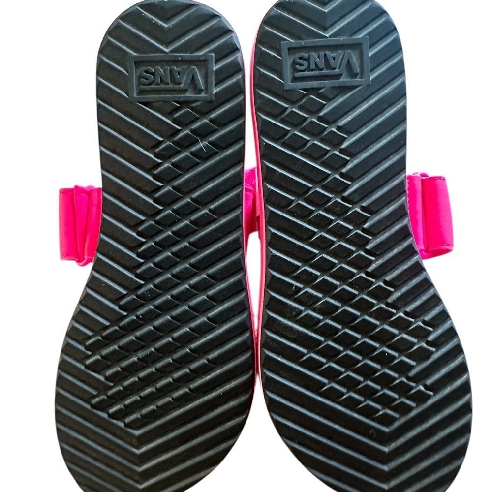 Vibrant Pink Vans Slide Sandals - Picture 2 of 2